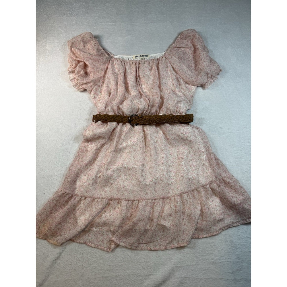 New‎ Wallflower Puff Sleeve Cottagecore Floral  Blush Pink Dress XXL Coquette